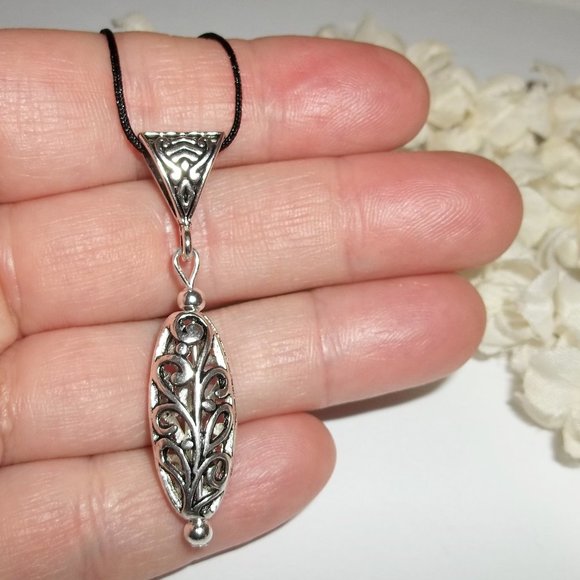 Silver Necklace Jewelry Gift Idea For Her NWT 5164 - Picture 6 of 7